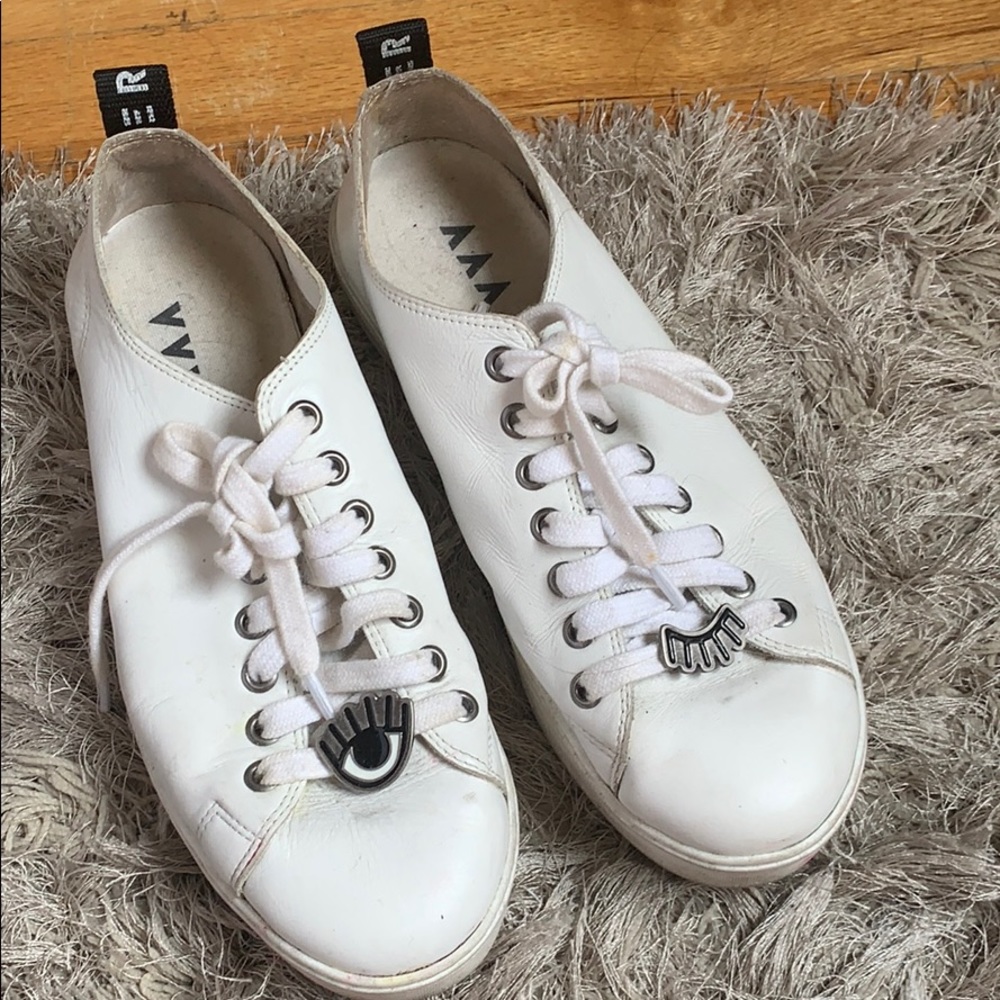White sneakers